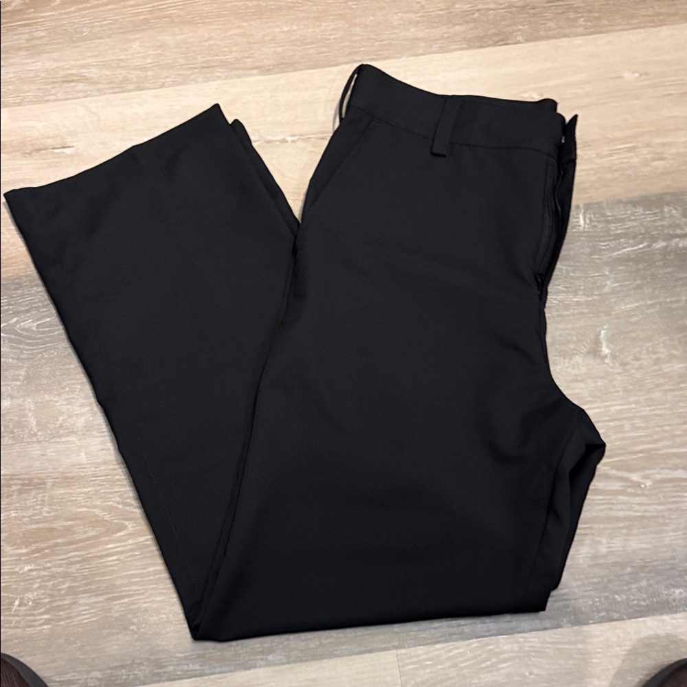 Kids black golf pants